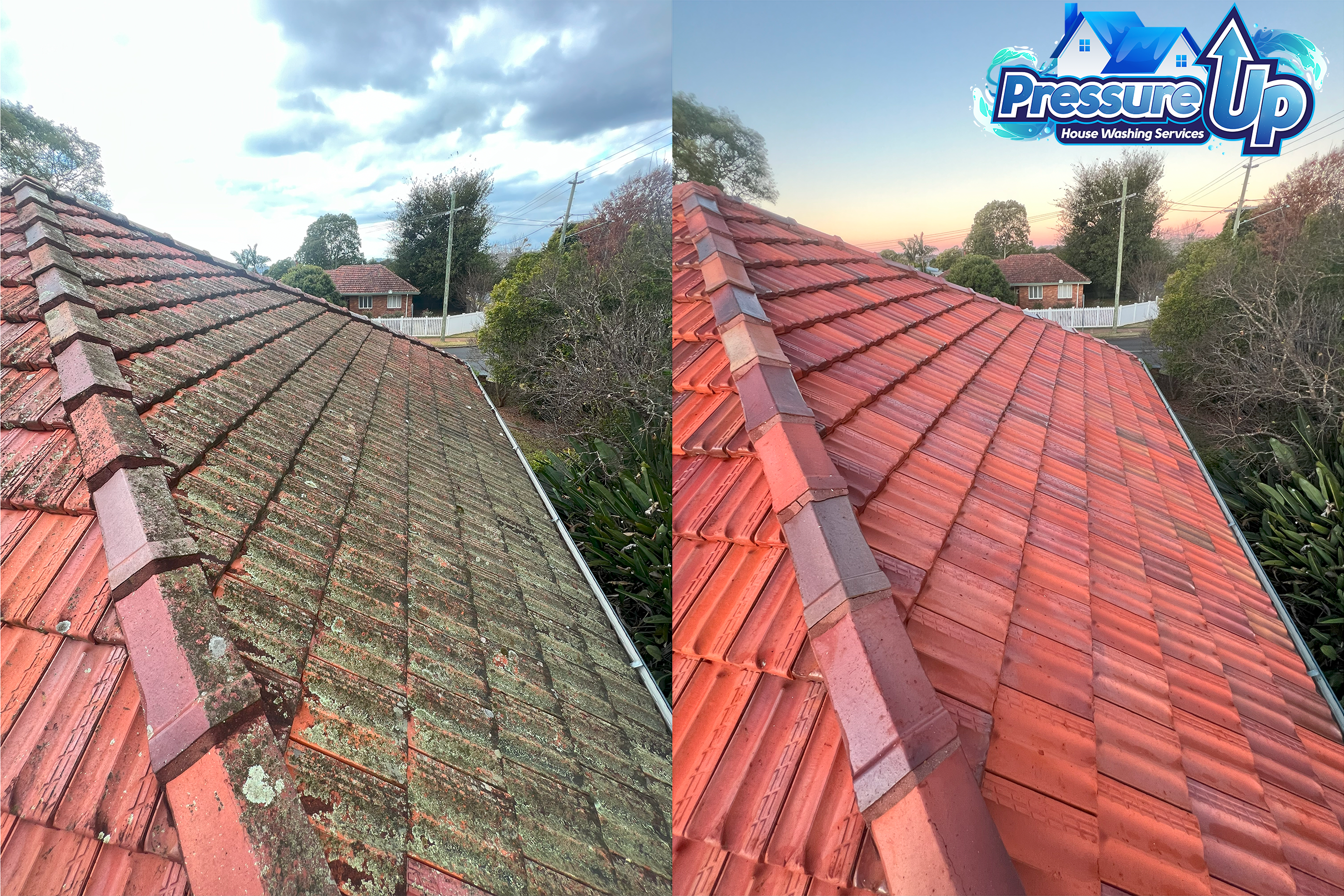 Irreplaceable Roof Soft Washing Service Completed at Harristown, Toowoomba